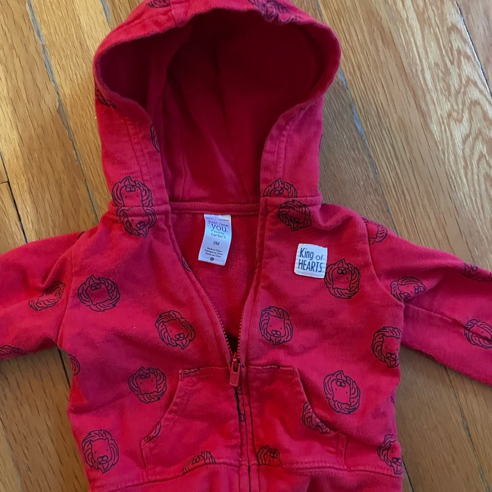 Carter's Red King of Hearts Hoodie